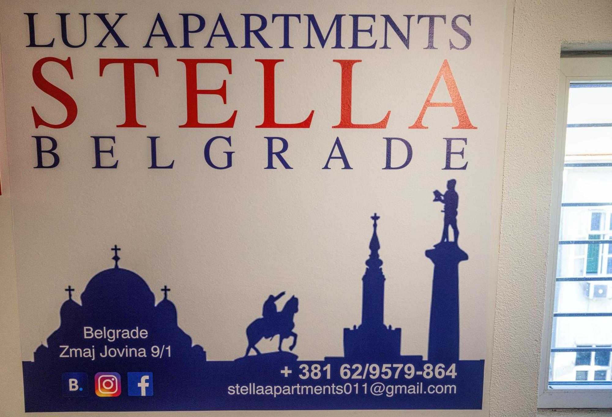 Stella Apartments เบลเกรด ภายนอก รูปภาพ
